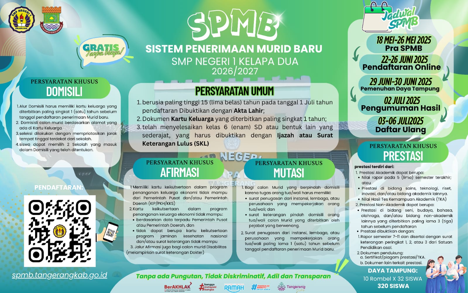 Seleksi Penerimaan Murid Baru Tahun Ajaran 2026/2027